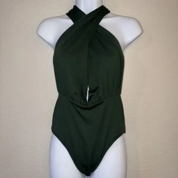 Green Bodysuit - Picture 2 of 6